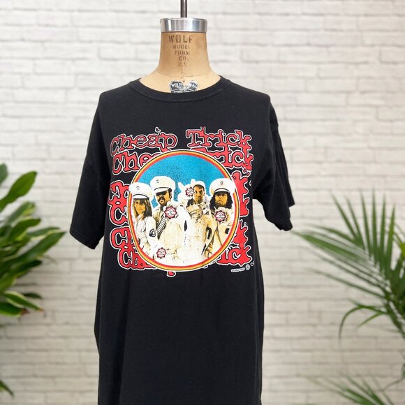 Cheap Trick Tour T Shirt | Worn In Cotton Band Tee | Dream Police | Medium Size - Picture 2 of 7